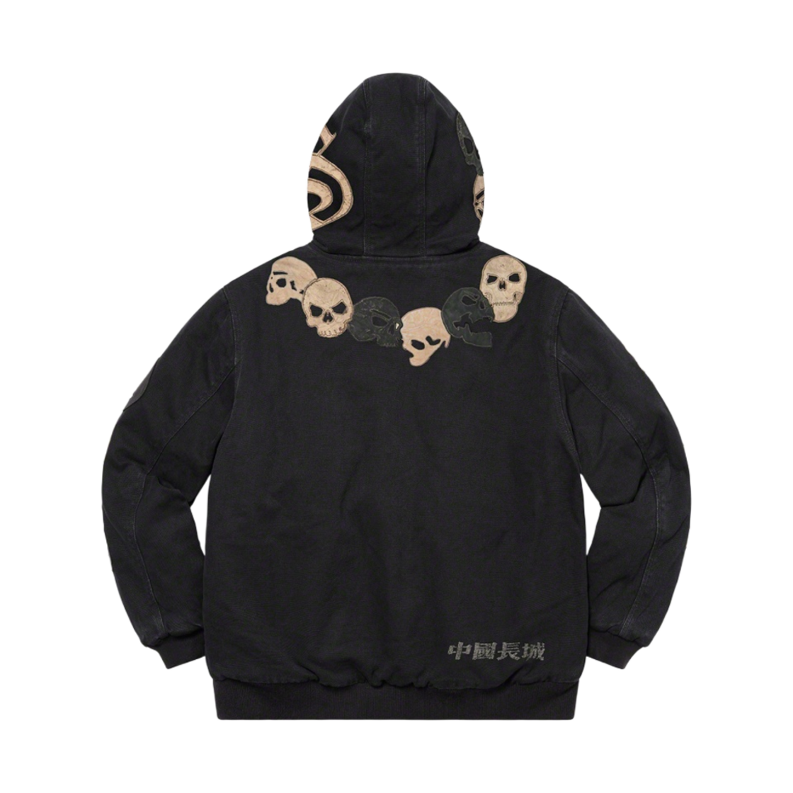 슈프림 더 그레이트 차이나 월 후드 워크 자켓 블랙 - 22FW(Supreme The Great China Wall Hooded Work Jacket Black - 22FW) - 3