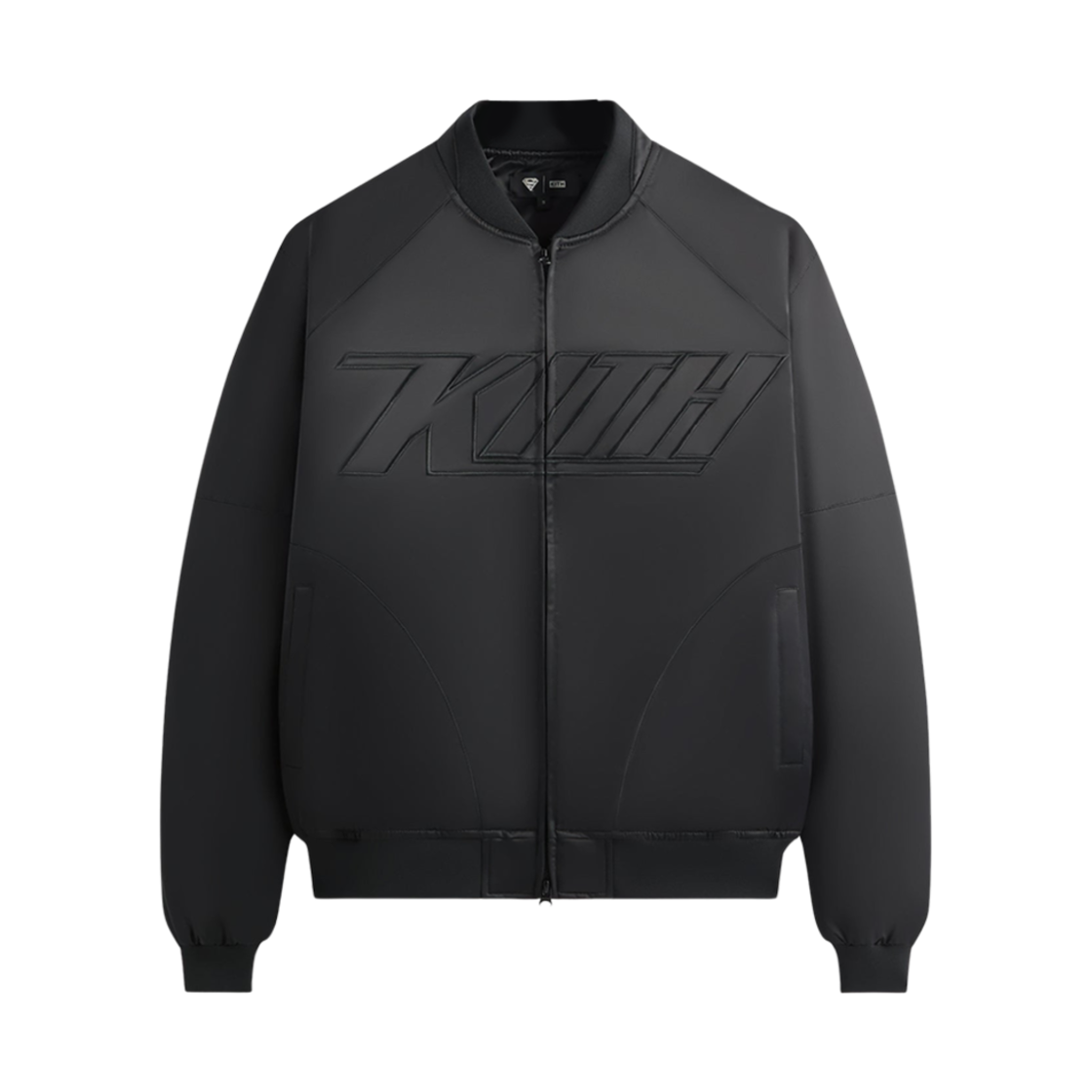 키스 x 슈퍼맨 사틴 봄버 자켓 블랙(Kith x Superman Satin Bomber Jacket Black)
