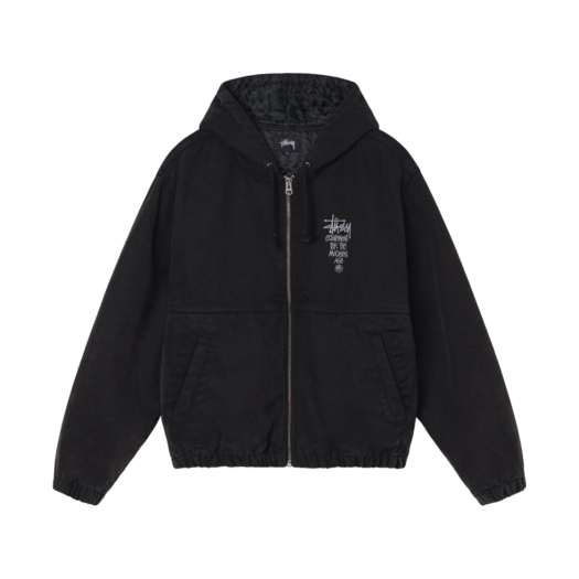 스투시 x 유니온 후드 블랙 | Stussy | KREAM