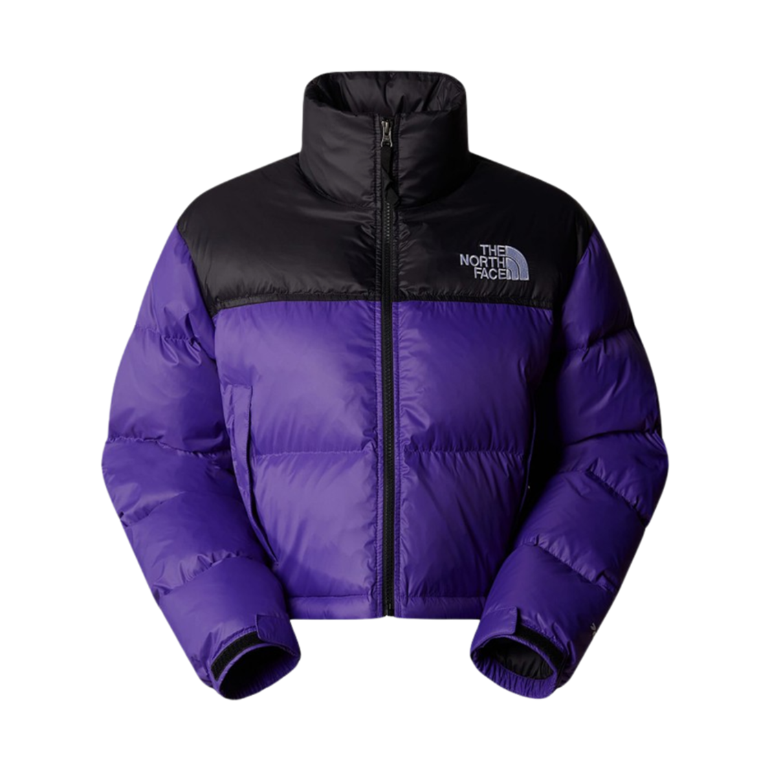 NF0A5GGES96 (W) The North Face Nuptse Short Down Jacket Purple Black