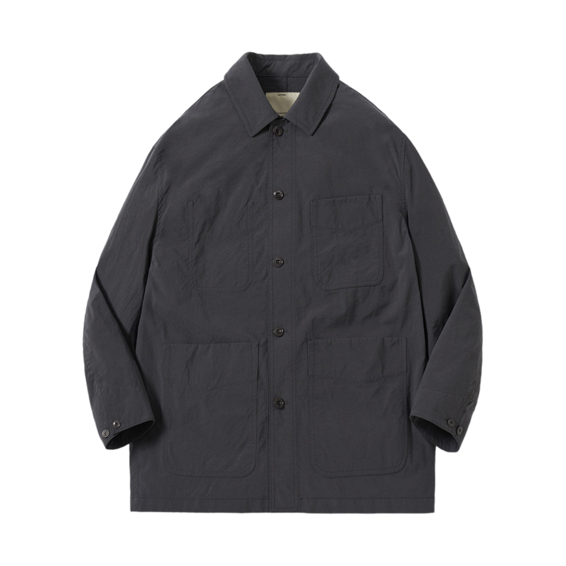 포터리 워크 자켓 나일론 타슬란 옥스포드 클로스 리질리언트 피니쉬 차콜(Pottery Work Jacket Nylon Taslan Oxford Cloth Resilient Finish Charcoal)