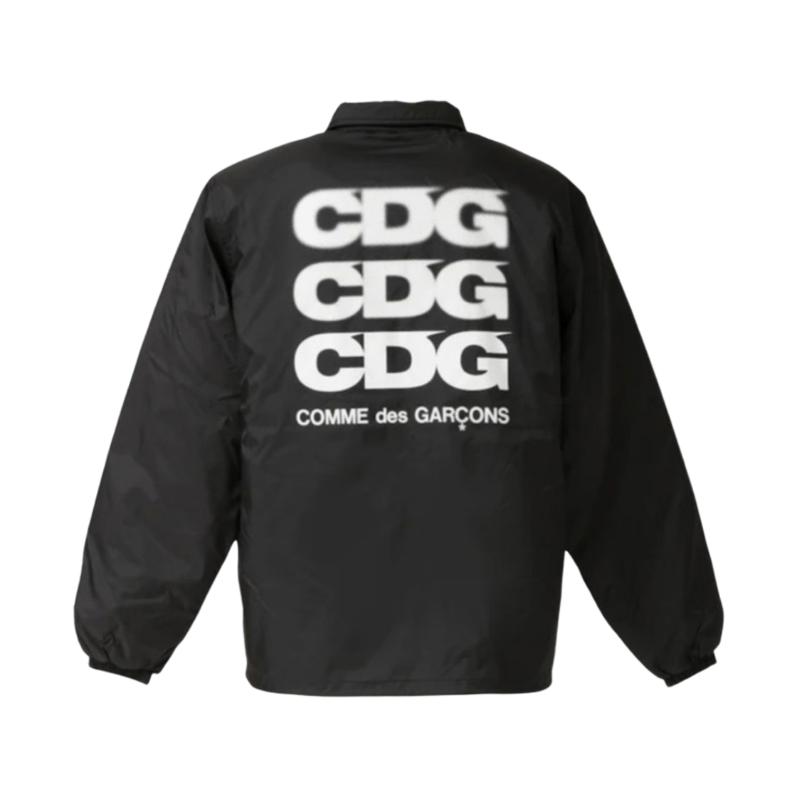CDG 로고 코치 자켓 블랙(CDG Logo Coach Jacket Black)