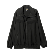 Needles Fringe Track Jacket Poly Kersey Black