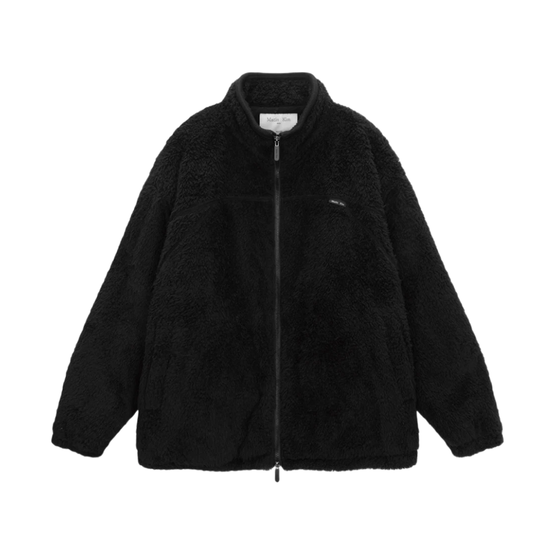 Matin Kim Matin Kim Back Logo Fleece Jumper Black · ONE SIZE