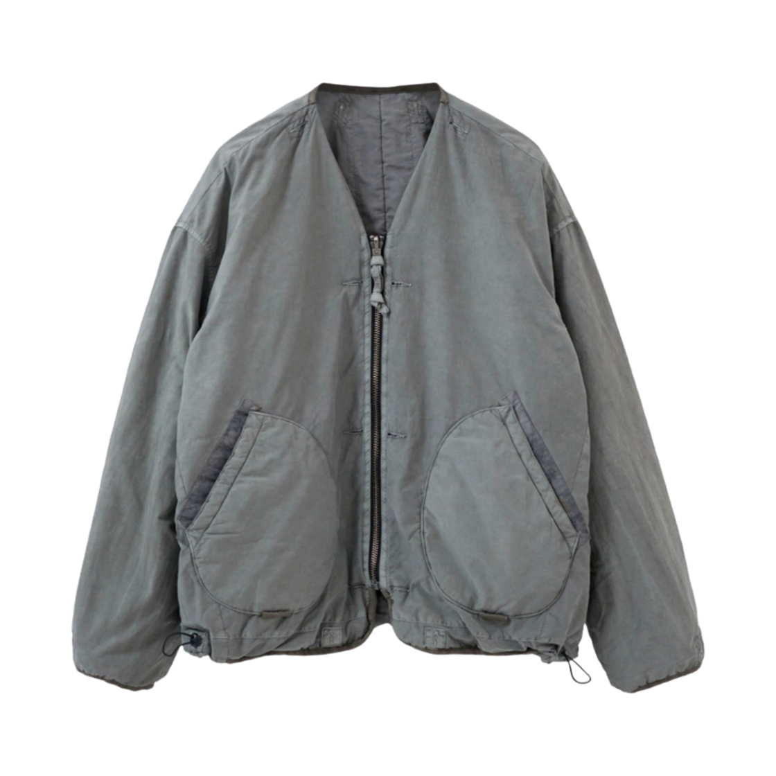 폴리테루 x 행크 리버시블 라이너 자켓 유즈드 세이지 - 23FW(Polyteru x HANK Reversible Liner Jacket Used Sage - 23FW)