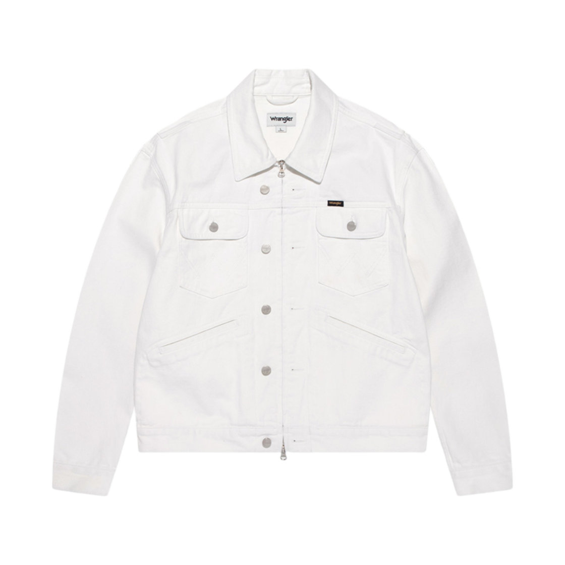 WR2501JK01WH Wrangler Cotton Twill Drizzler Jacket White