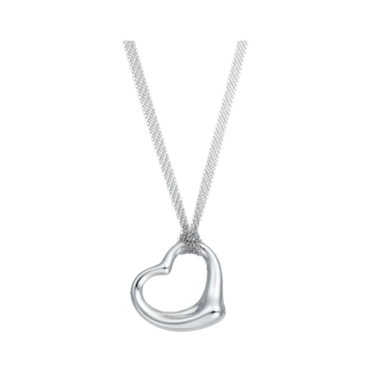 Tiffany & Co. Elsa Peretti Open Heart Pendant Sterling Silver
