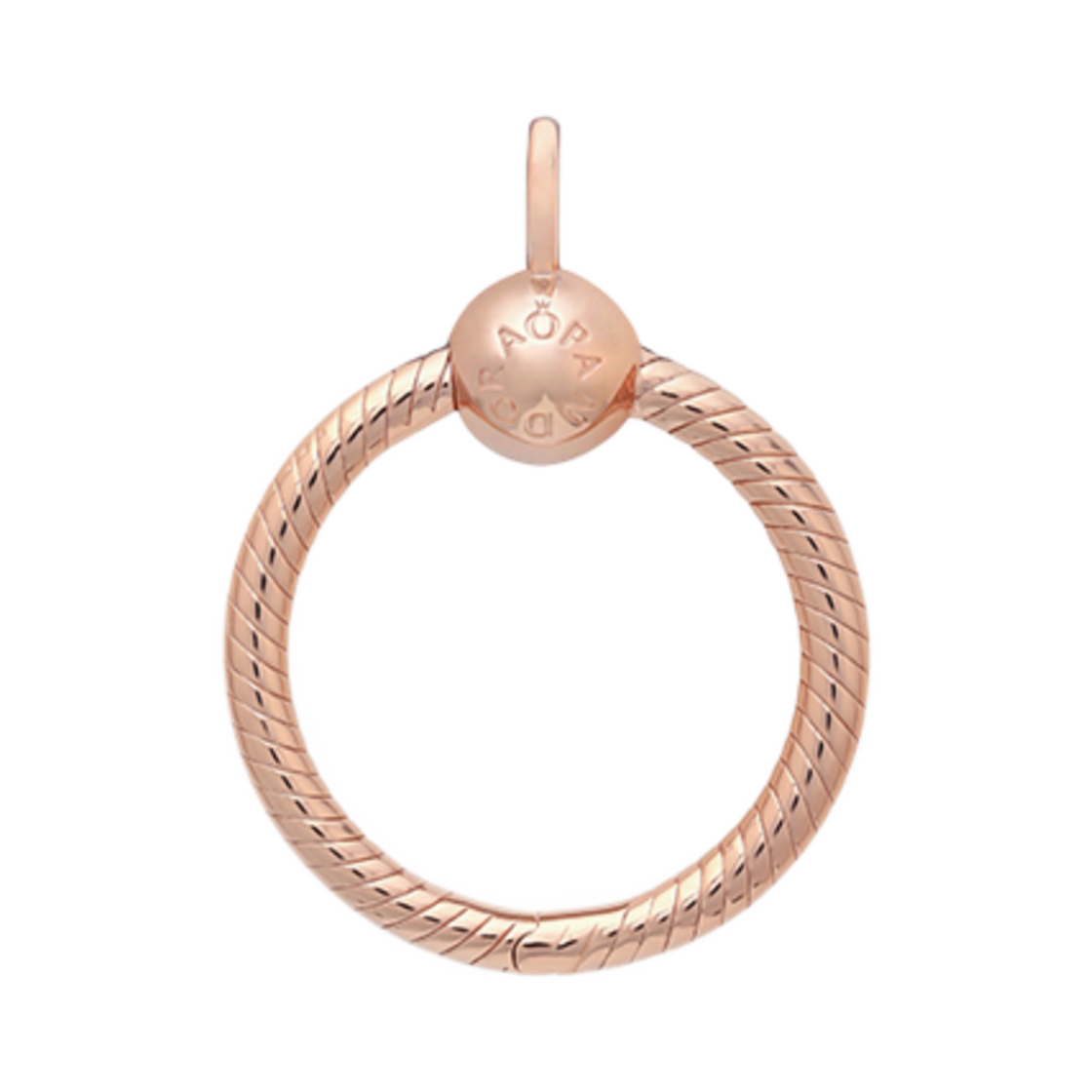 388296 (W) Pandora Moments Small O Pendant Rose Gold Plated