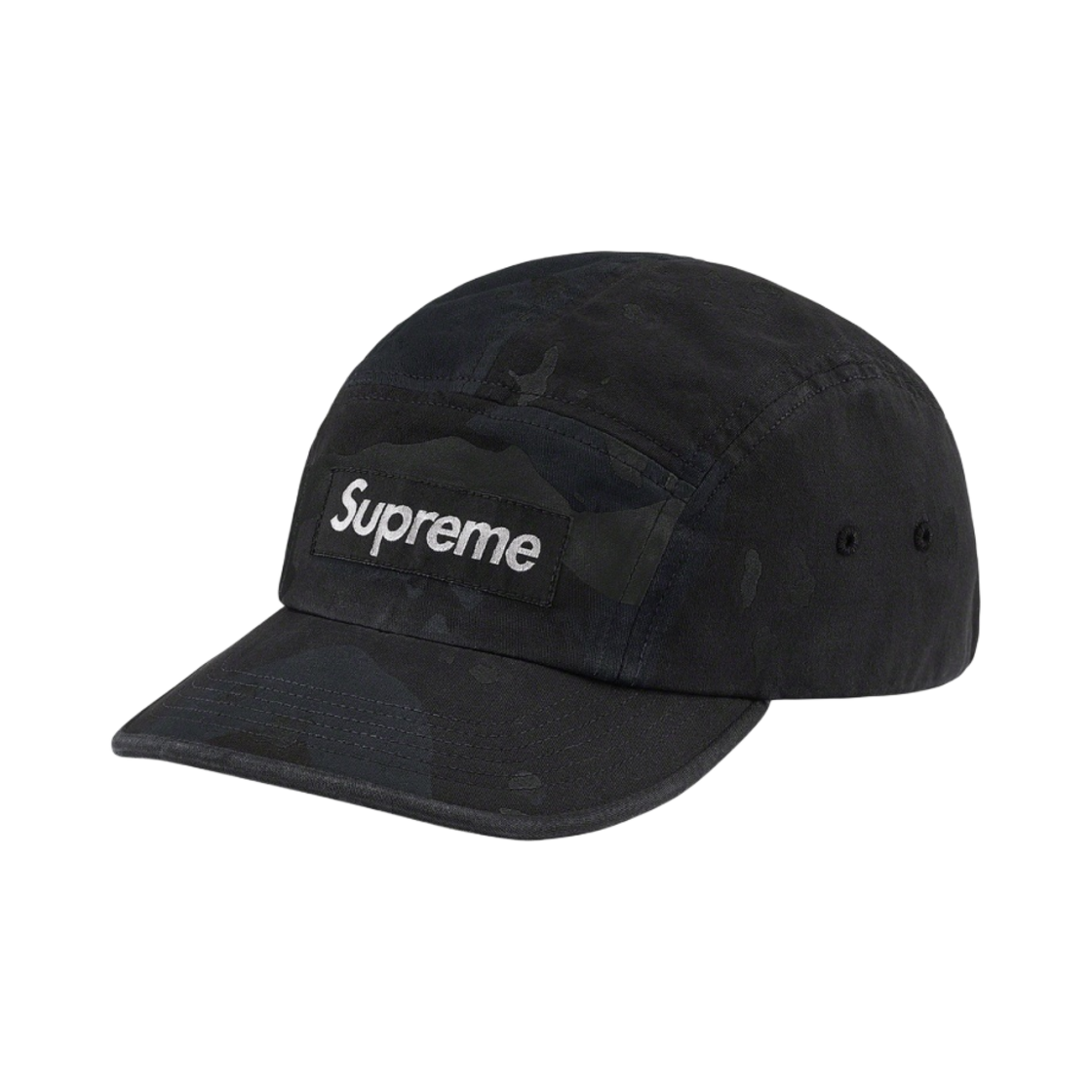 슈프림 오버다이드 카모 캠프캡 블랙 - 21SS(Supreme Overdyed Camo Camp Cap Black - 21SS) - 1