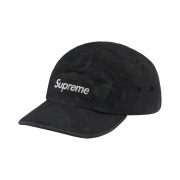 Supreme Overdyed Camo Camp Cap Black - 21SS