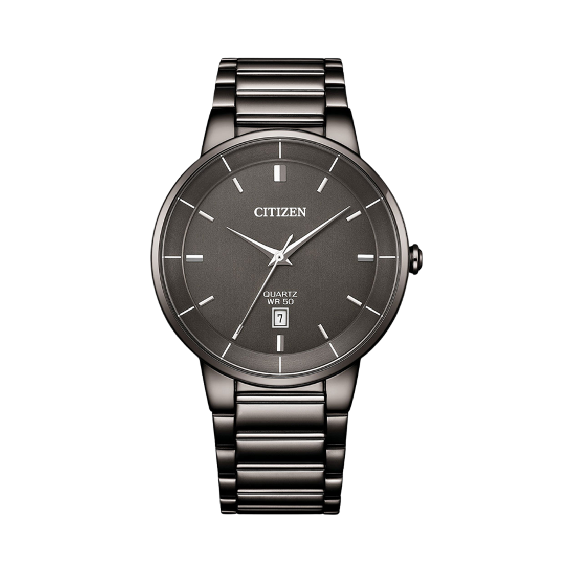 시티즌 쿼츠 젠츠 40mm 스테인리스 스틸 그레이(Citizen Quartz Gents 40mm Stainless Steel Gray)