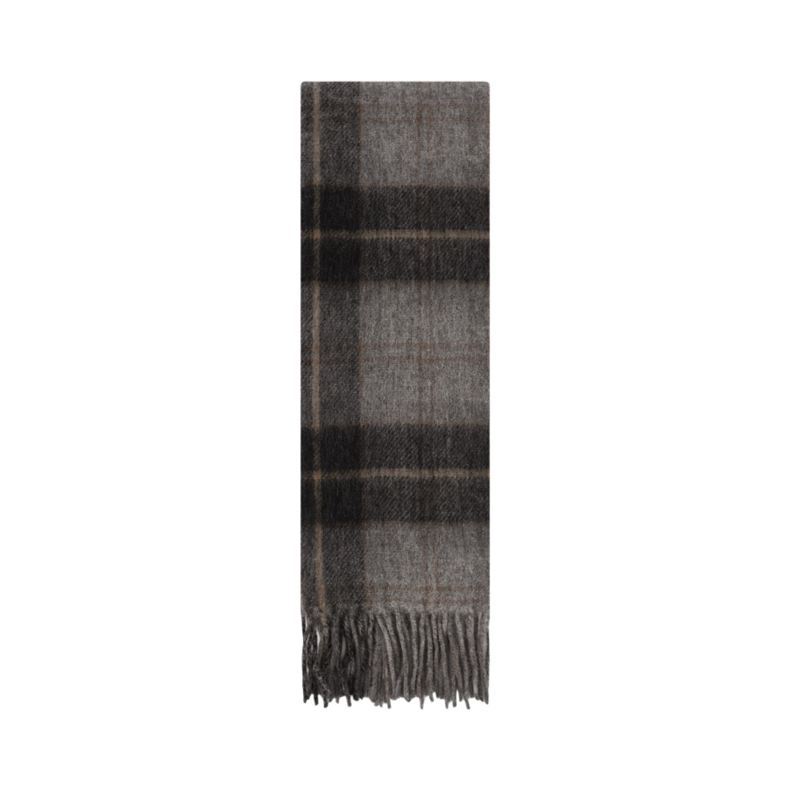 바버 갈스톤 타탄 패턴 램스울 머플러 그레이스톤(Barbour Galston Tartan Pattern Lambswool Muffler Brown Greystone) - 1