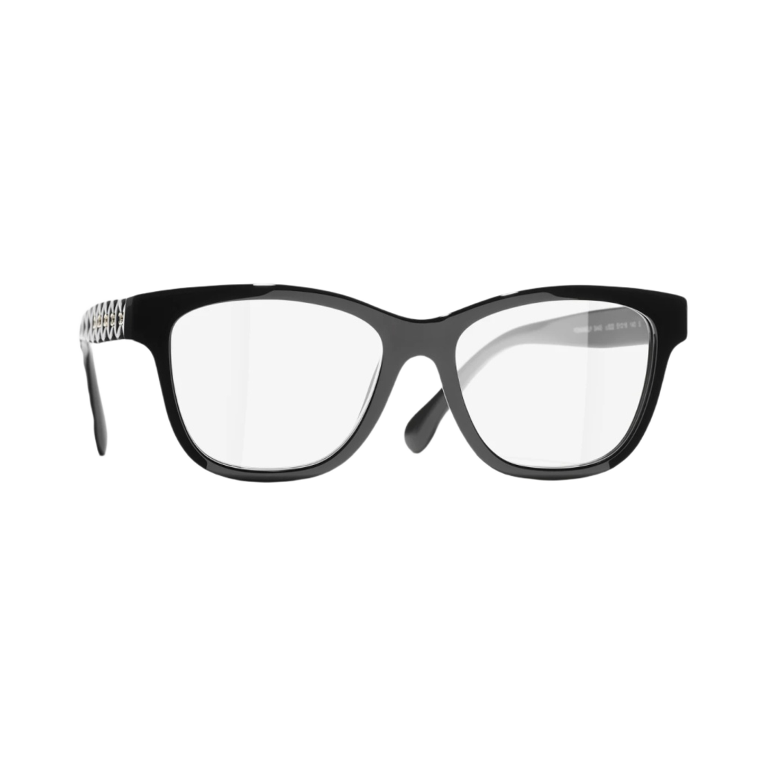 샤넬 스퀘어 프레임 아세테이트 & 블랙(Chanel Square Eyeglasses Acetate & Black) - 2