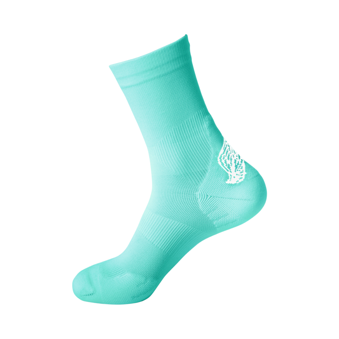 리투 블랙 윙 러닝 크루 삭스 민트(LI2 Black Wing Running Crew Socks Mint)