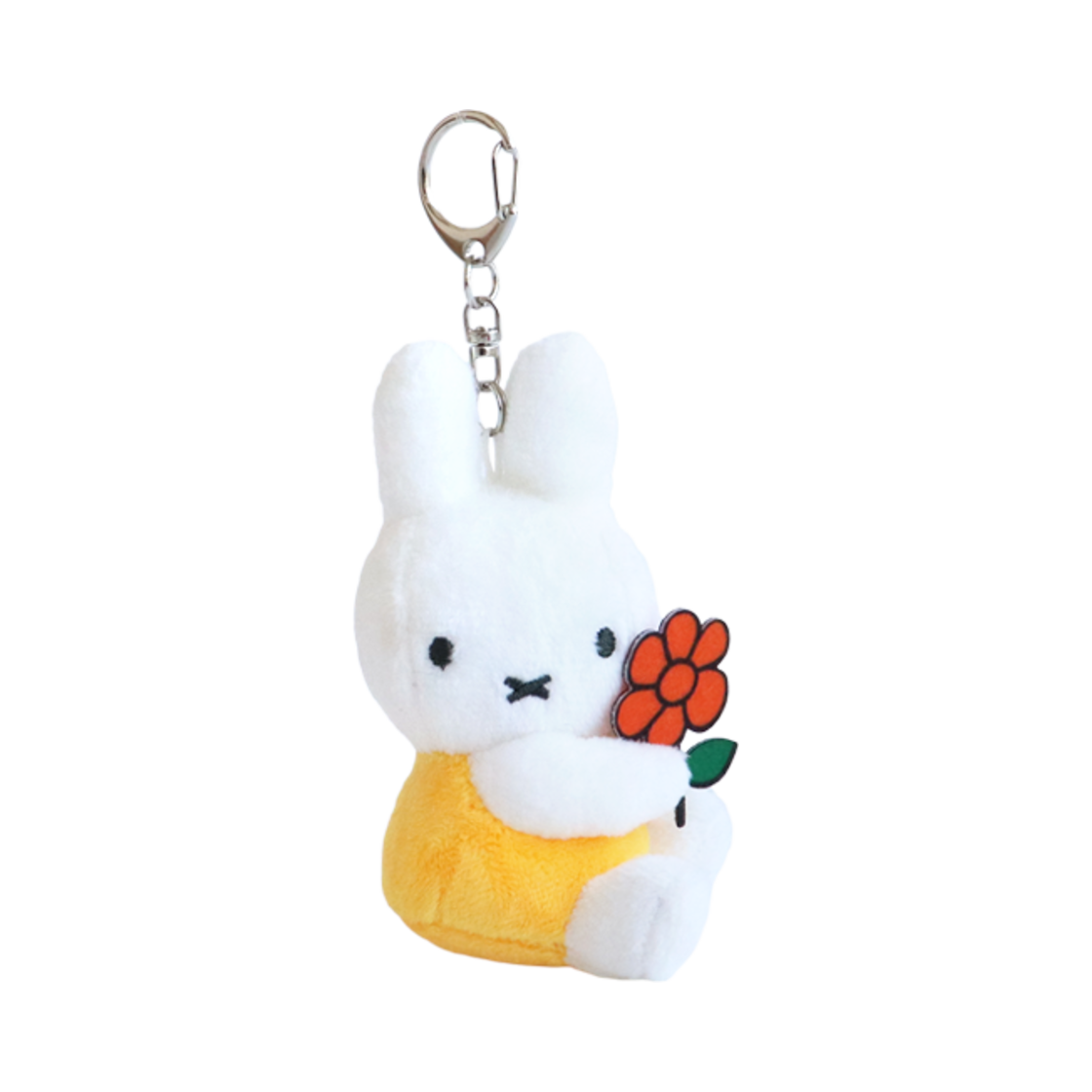 매니어리틀 꽃을 든 미피 8cm 옐로우 키링(Many a Little Miffy With A Flower Key Ring 8cm Yellow) - 1