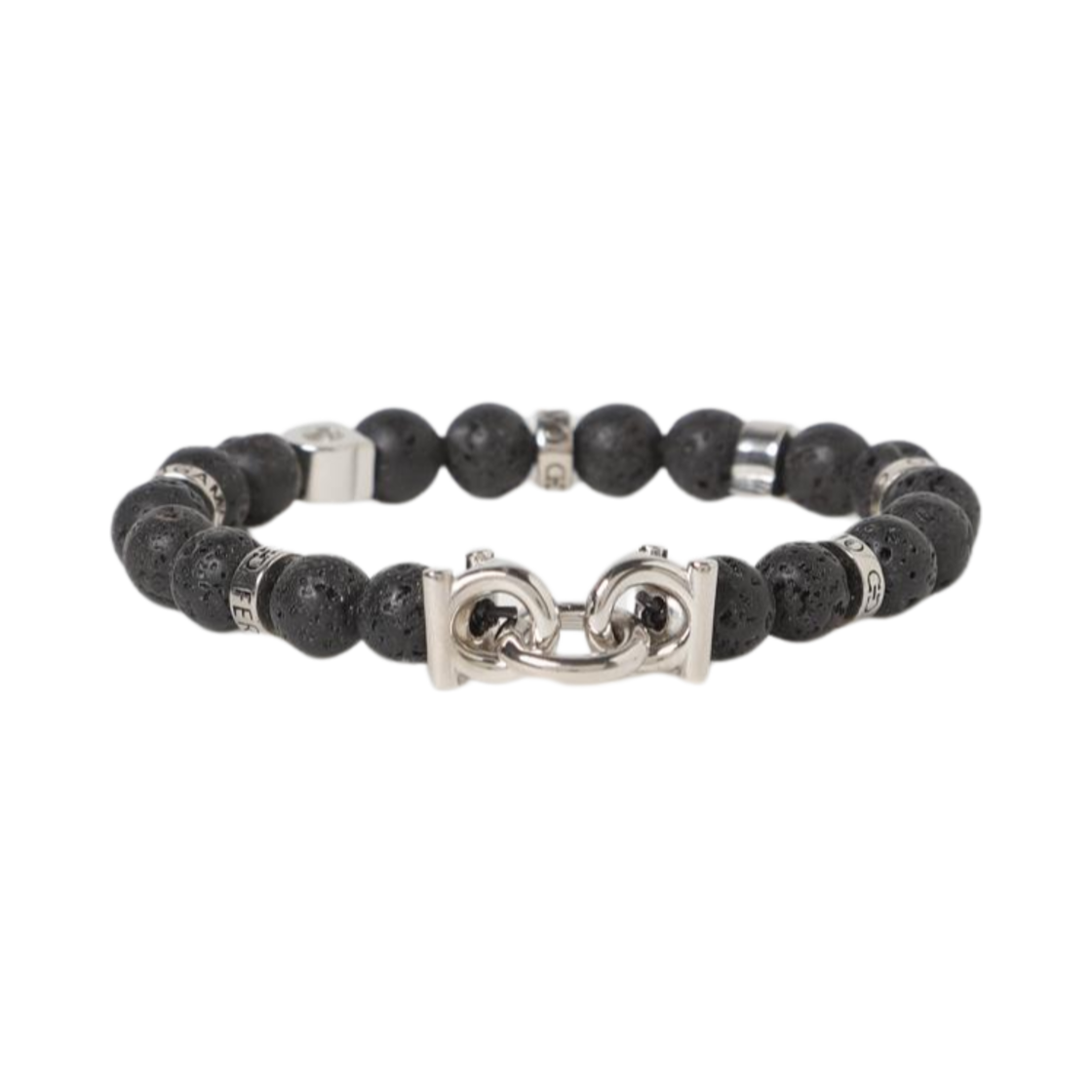 페라가모 간치니 엘라스티케이티드 브레이슬릿 블랙(Ferragamo Gancini Elasticated Bracelet Black)