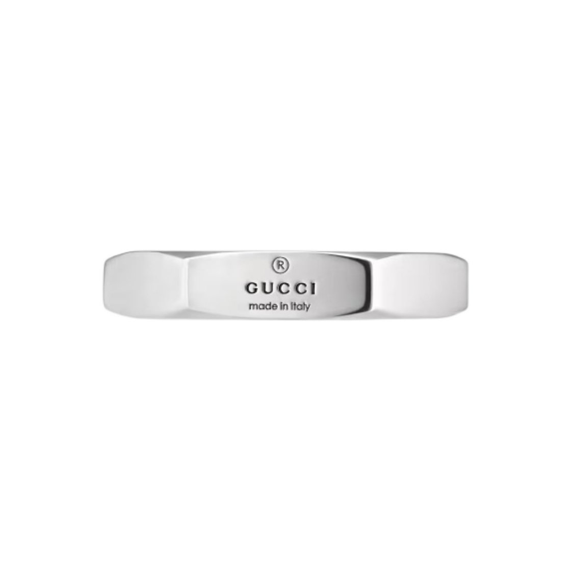 구찌 트레이드마크 헥사곤 링 925 스털링 실버(Gucci Trademark Hexagon Ring 925 Sterling Silver)