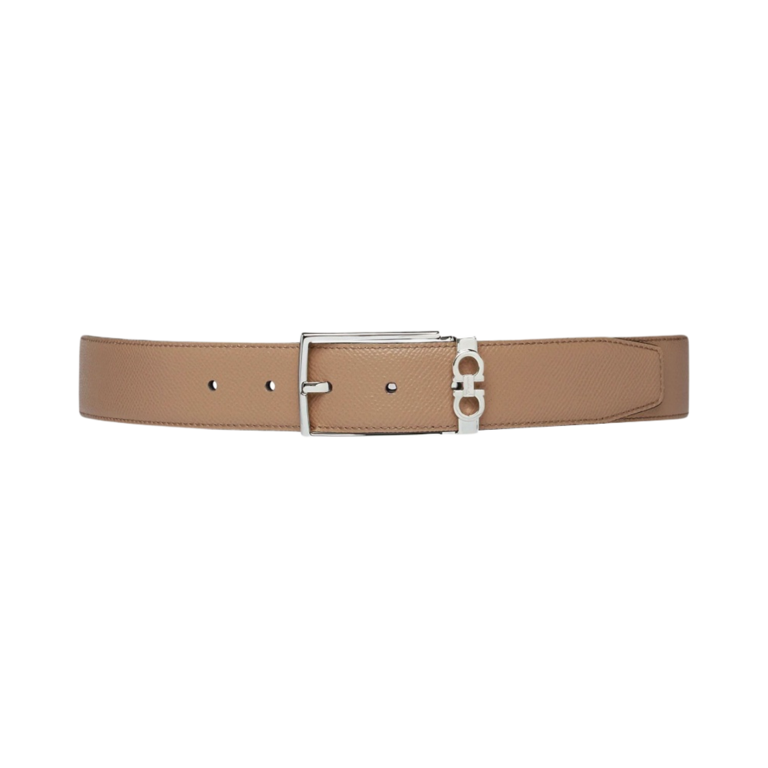 페라가모 리버시블 어드저스터블 벨트 베이지 블랙(Ferragamo Reversible and Adjustable Belt Beige Black) - 1
