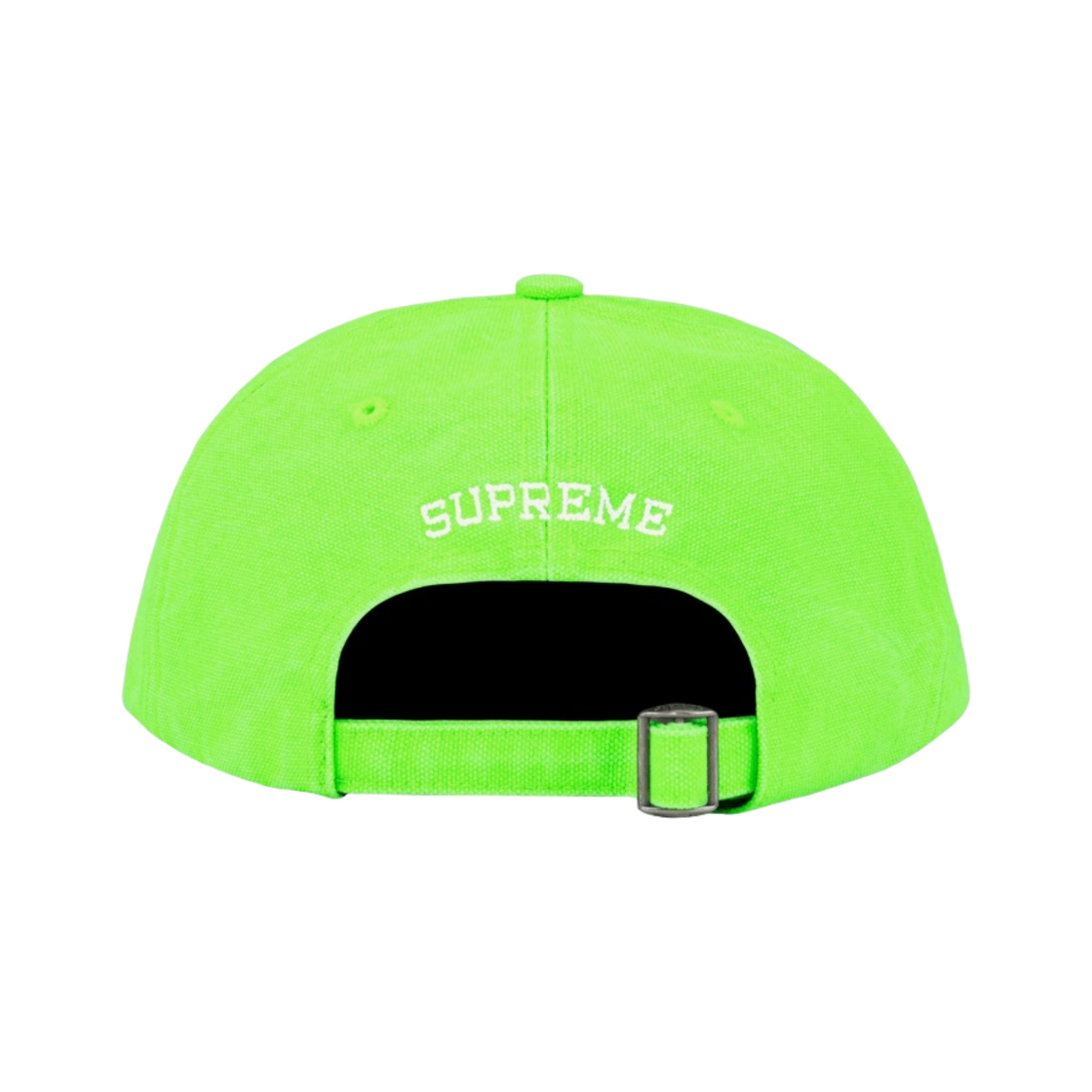 슈프림 피그먼트 캔버스 S 로고 6-패널 캡 라임 - 23SS(Supreme Pigment Canvas S Logo 6-Panel Lime - 23SS) - 2