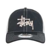 Stussy New Era 9twenty Basic Trucker Shade Black