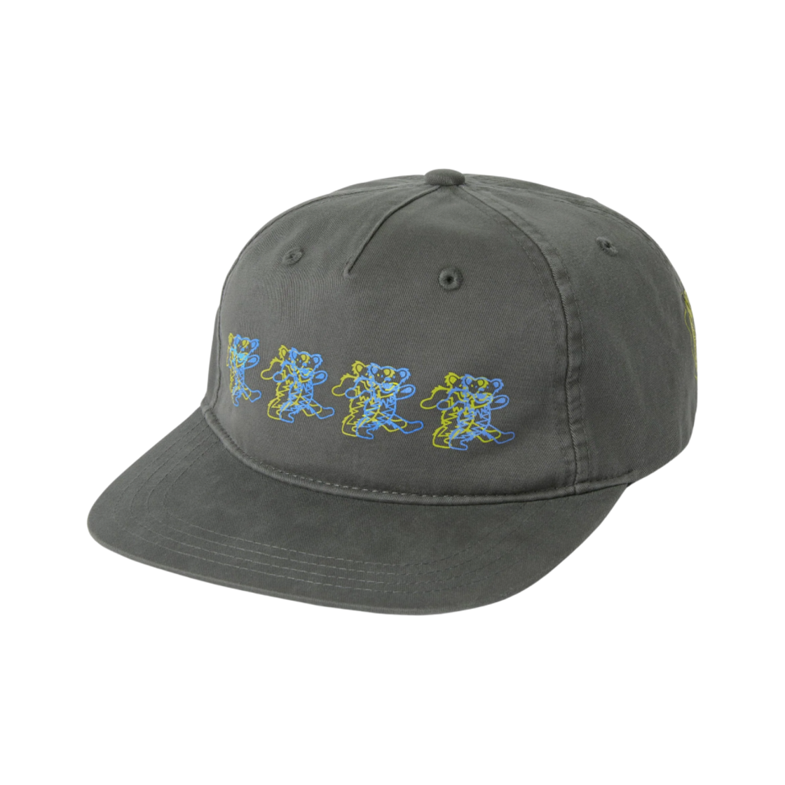 디스이즈네버댓 x 그레이트풀 데드 오버랩 라이트닝 베어스 캡 차콜(Thisisneverthat x Grateful Dead Overlap Lightning Bears Cap Charcoal) - 1