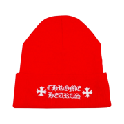 Chrome Hearts Logo Beanie Red