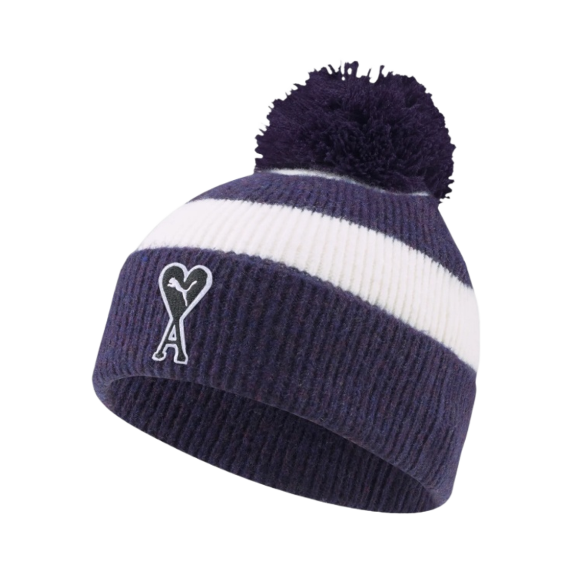 푸마 x 아미 비니 딥 플럼(Puma x AMI Beanie Deep Plum) - 1