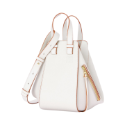 Loewe Small Hammock Bag in Soft Grained Calfskin Soft White
