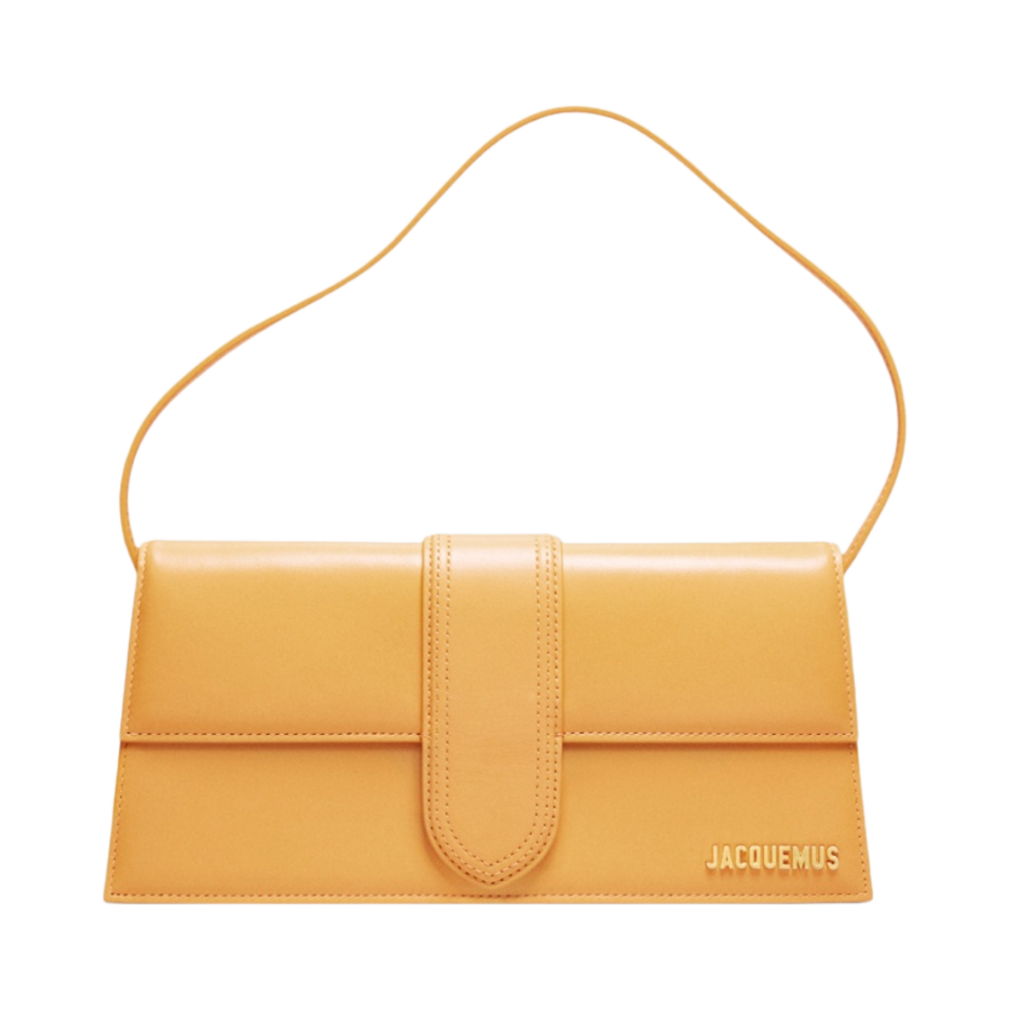 자크뮈스 르 밤비노 롱 플랩 백 다크 옐로우(Jacquemus Le Bambino Long Flap Bag Dark Yellow) - 1