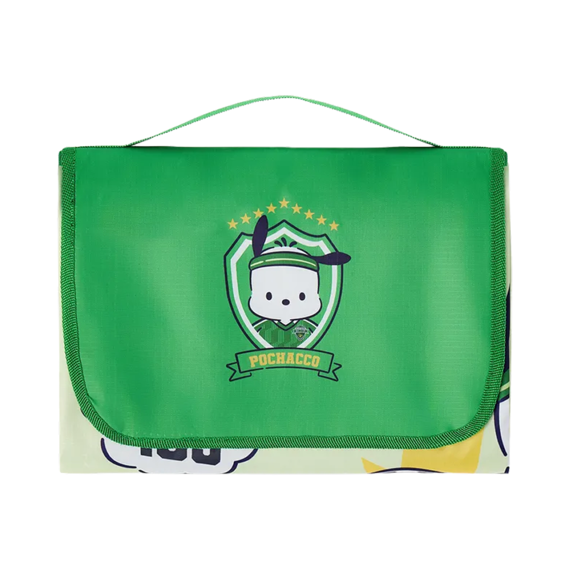 SPMAT25KXSAN003PC K League x Sanrio Characters Picnic Mat Pochacco Green