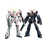 Bandai x Nike SB HG Unicorn Gundam & HG Unicorn 02 Banshee Set (Destroy Mode)