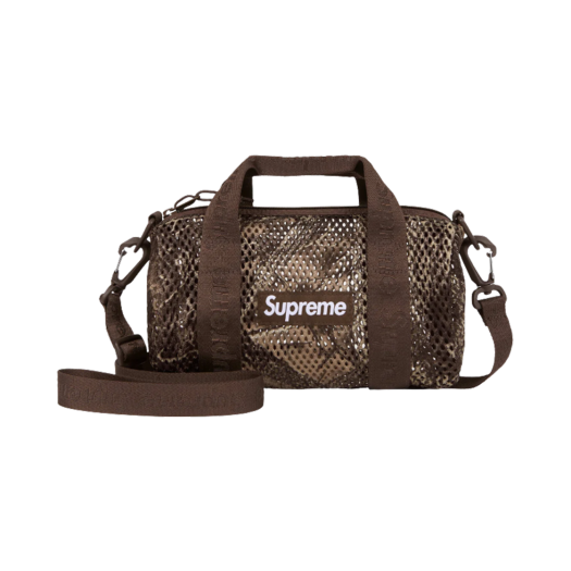 Supreme Mesh Mini Duffle Bag Truetimber Kanati Camo - 25SS