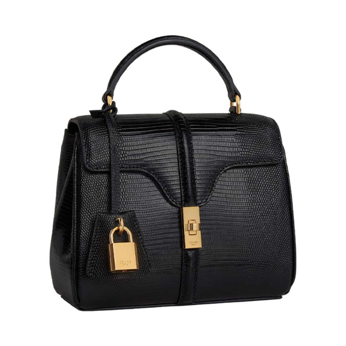 셀린느 미니 16 리자드 블랙(Celine Mini 16 in Lizard Black) - 2