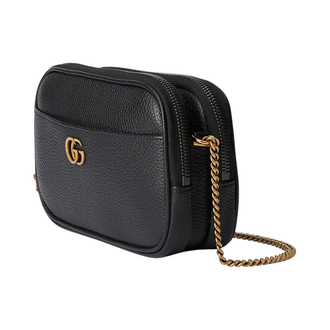 구찌 더블 G 슈퍼 미니백 뱀부 블랙 레더(Gucci Double G Super Mini Bag with Bamboo Black Leather) - 2