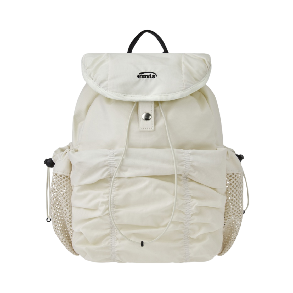 이미스 셔링 백팩 아이보리(Emis Shirring Backpack Ivory)