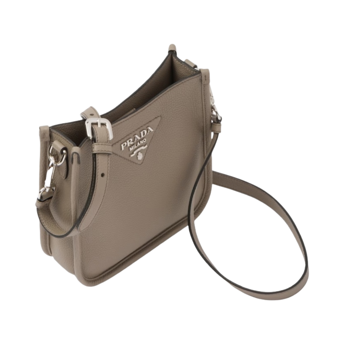 프라다 레더 미니 숄더백 클레이 그레이(Prada Leather Mini Shoulder Bag Clay Grey) - 2