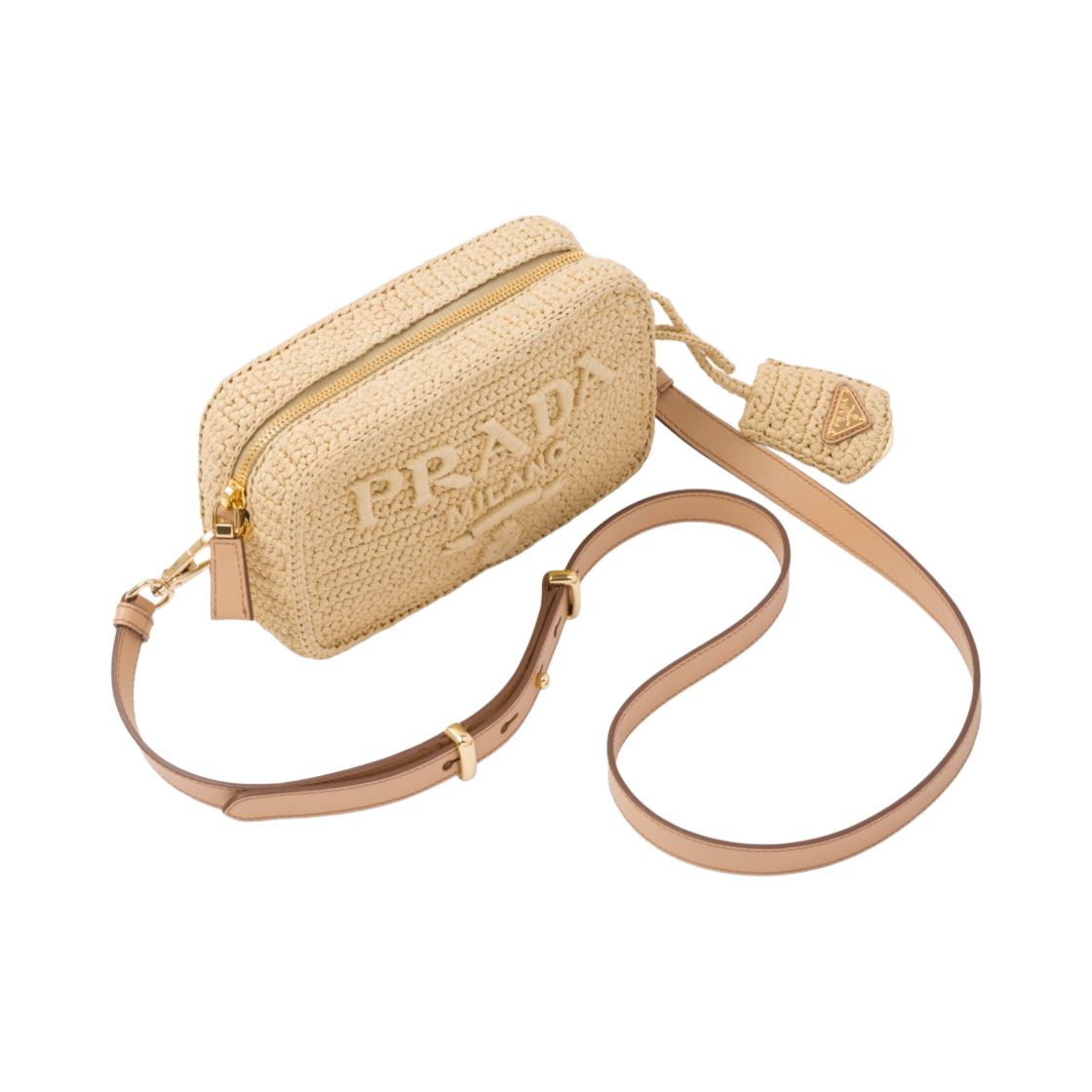 프라다 크로쉐 숄더백 내츄럴(Prada Crochet Shoulder Bag Natural) - 2