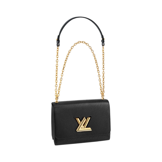 Louis Vuitton Twist MM Epi Gold Black