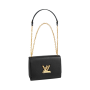 Louis Vuitton Twist MM Epi Gold Black