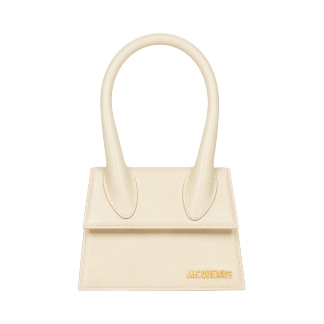 213BA002-3060-120 Jacquemus Le Chiquito Moyen Signature Handbag Ivory