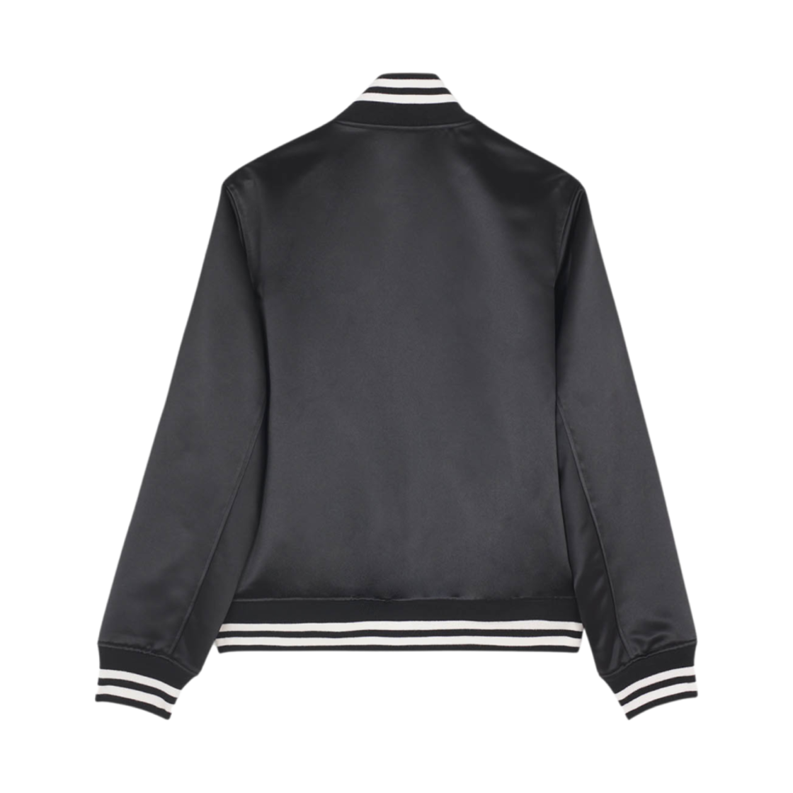 메종 키츠네 사틴 나일론 테디 자켓 블랙(Maison Kitsune Satin Nylon Teddy Jacket Black) - 2