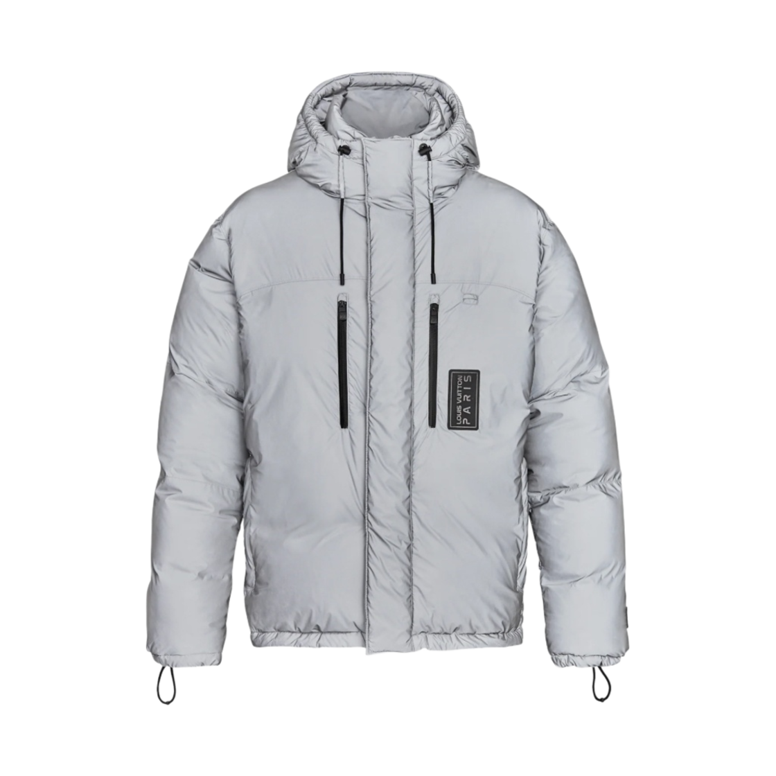 루이비통 퀼티드 패치 스키 블루종 그레이