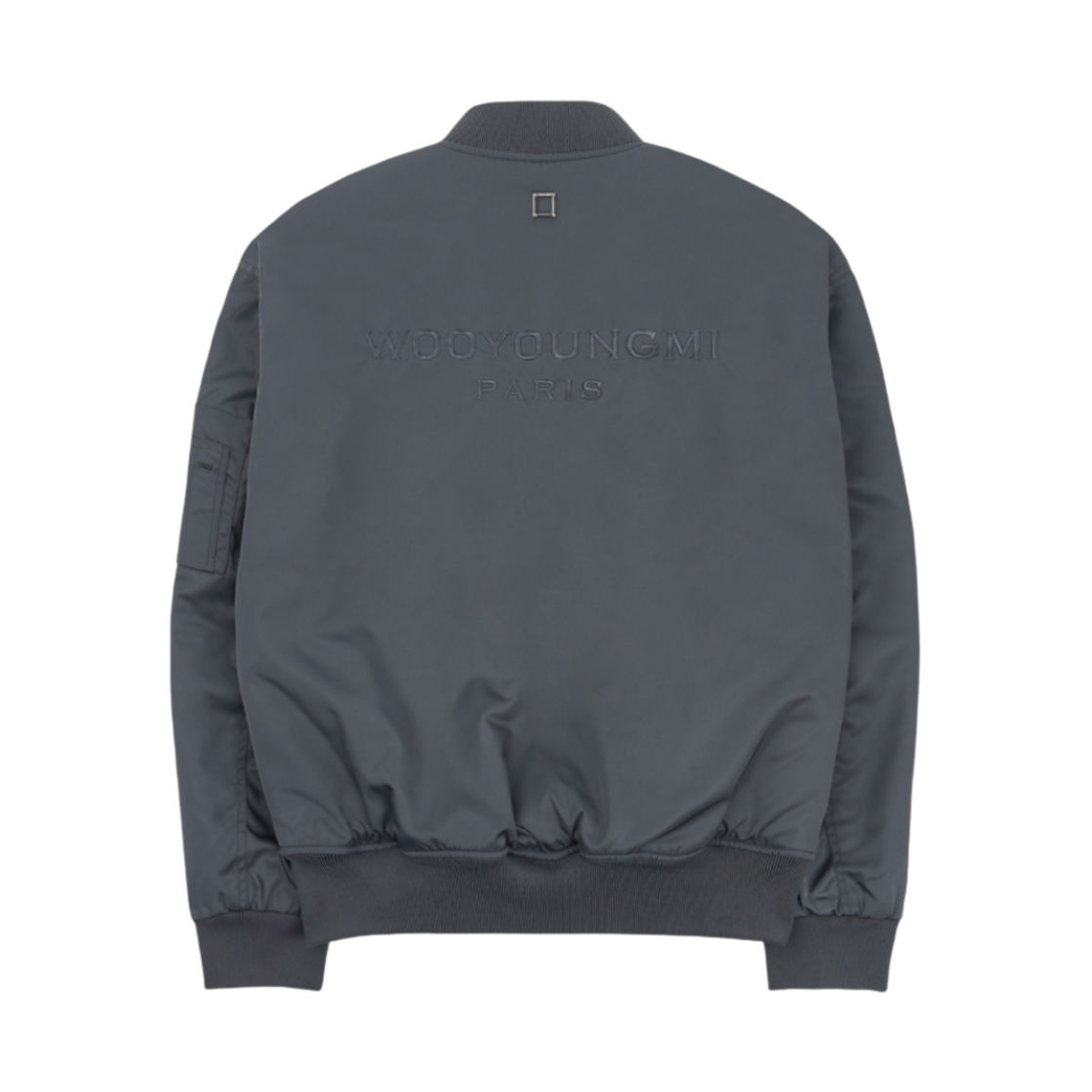 우영미 백로고 MA-1 그레이 - 22SS(Wooyoungmi Back Logo MA-1 Grey - 22SS) - 2