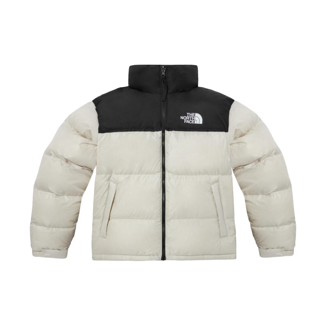 노스페이스 눕시 하이브리드 다운 볼 자켓 화이트 샌드