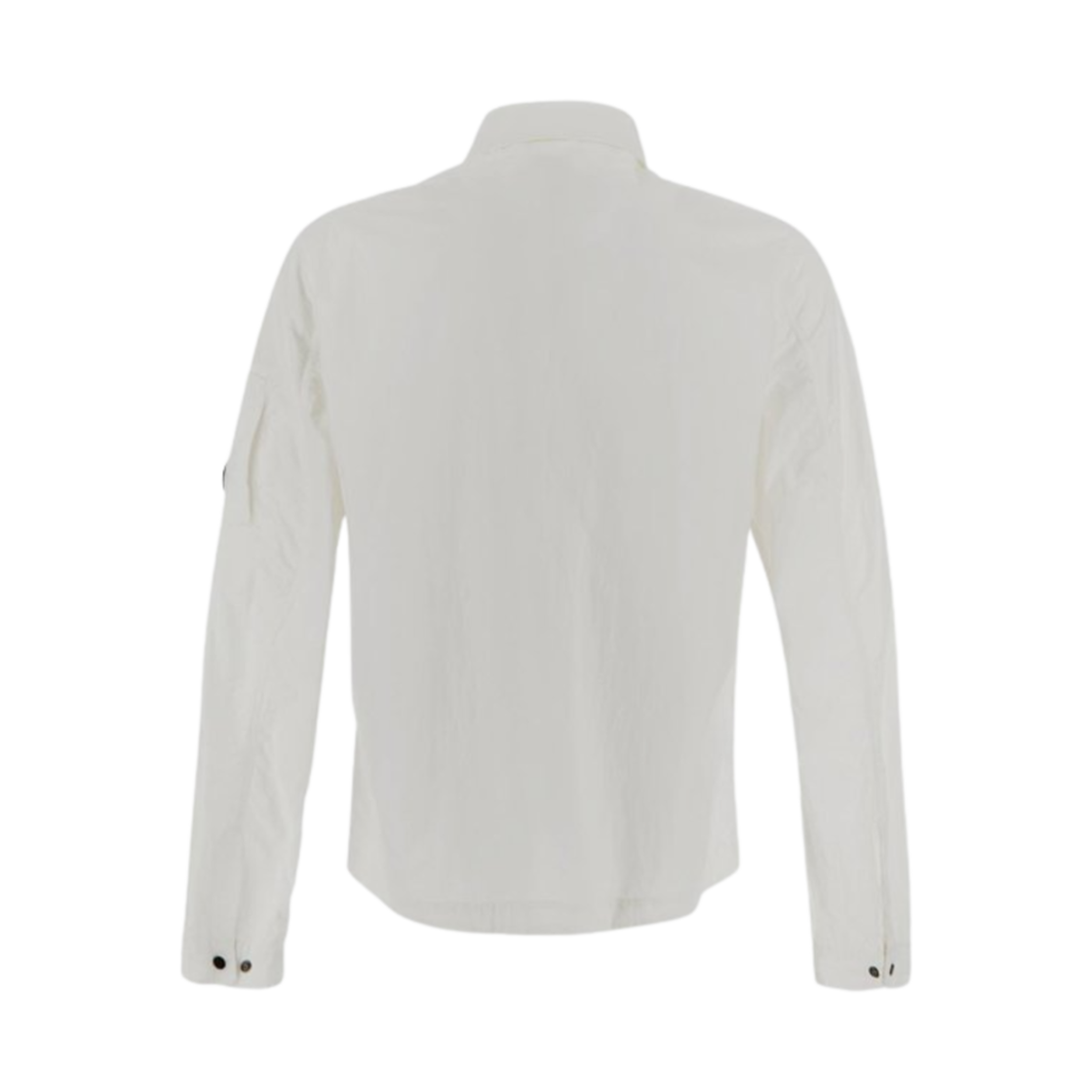 C.P. 컴퍼니 플랫 나일론 지퍼 셔츠 거즈 화이트 - 23SS(C.P. Company Flatt Nylon Zipped Shirt Gauze White - 23SS) - 2