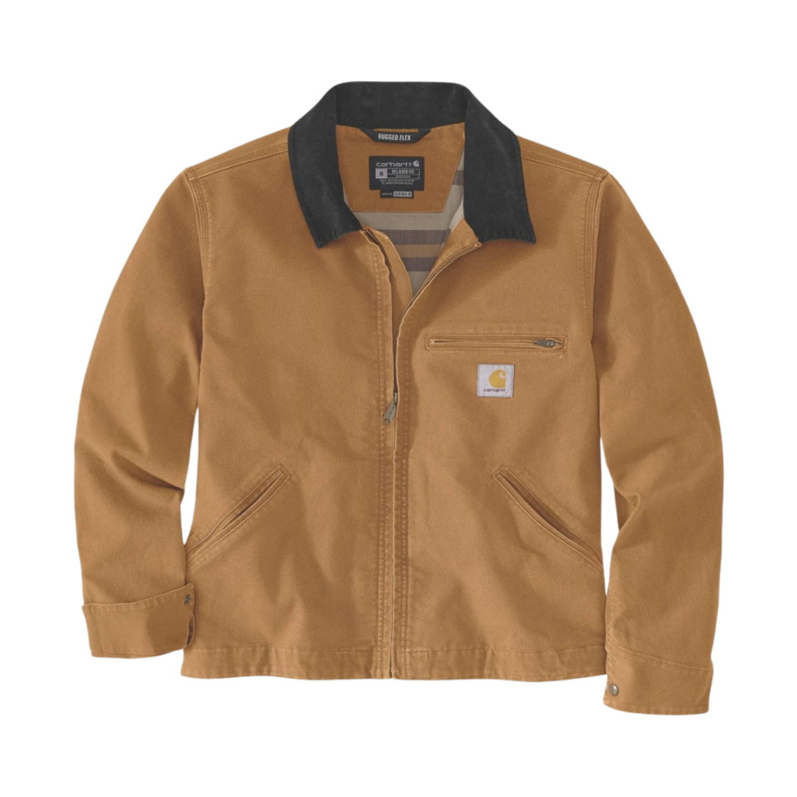 106234-BRN Carhartt Rugged Flex Relaxed Fit Regular Duck Detroit Jacket Carhartt Brown