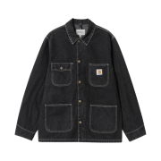 Carhartt WIP OG Chore Coat Black Stone Washed - Spring