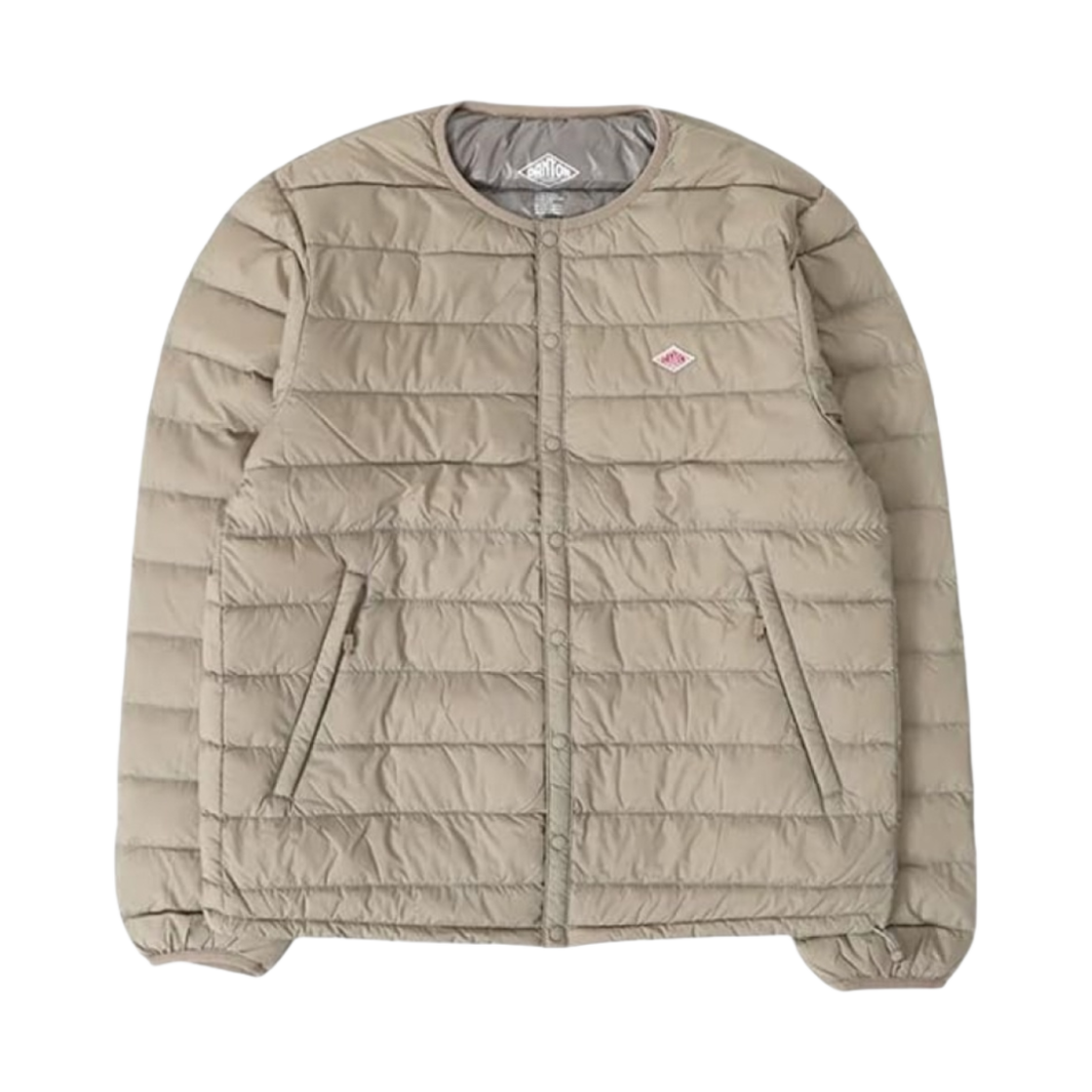 DT-A0025 Danton Inner Down Crewneck Jacket Sand Beige