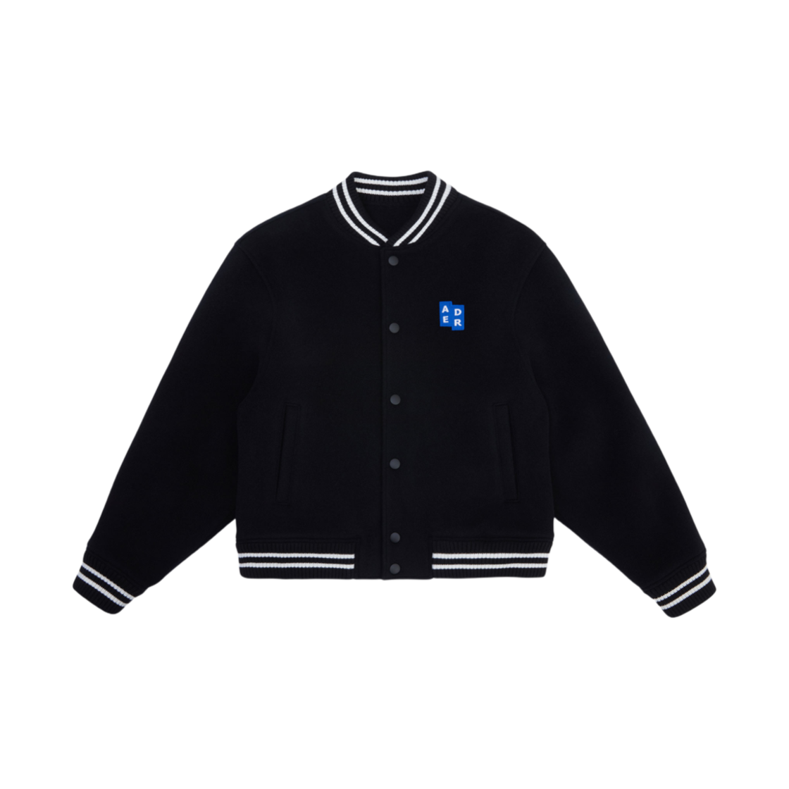 아더에러 시그니피컨트 TRS 태그 바시티 자켓 01 느와르(Ader Error Sig; TRS Tag Varsity Jacket 01 Noir)