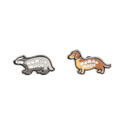 Human Made Animal Pin Set #2 Silver